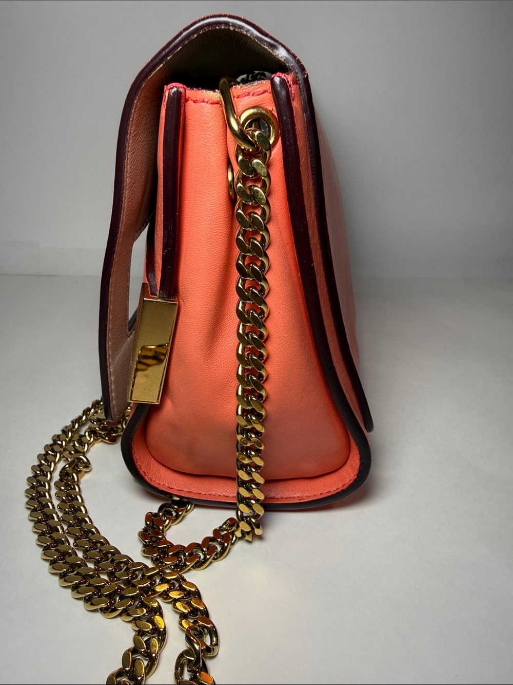 Chloé Coral Leather Crossbody Bag - Picture 12 of 17